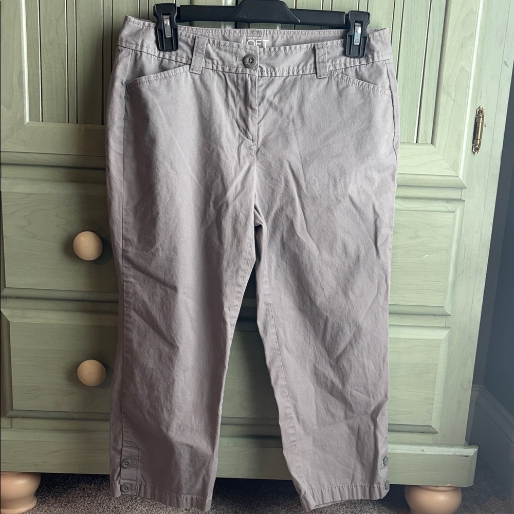 2Petite Loft Original Crop Capri Pants